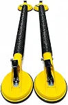 Rack de Teto Bagageiro Universal com 4 Ventosas, Amarelo