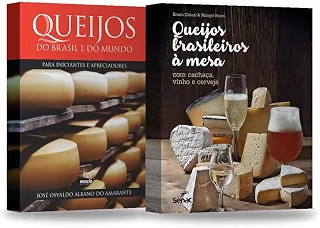 Combo Queijos Do Brasil E Do Mundo + Queijos Brasileiros A Mesa Com Cachaça