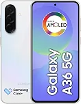 Celular Samsung Galaxy A36 5G 128GB, 6GB RAM, Câmera 50MP, IP67, Super AMOLED 6.7', Recursos AI, Branco