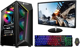 PC GAMER AMD RYZEN 5 5600GT - PLACA MÃE A520M - RADEON VEGA 7 - MONITOR 21,5'' - KIT GAMER RGB (MEMÓRIA 8GB 3200MHZ - SSD 240GB)