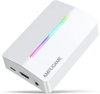 FIFINE V3W Placa de captura de áudio para Streaming jogos USB 4K HDMI,1080P