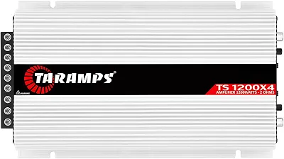 Módulo Taramps TS 1200X4 2 Ohms 1200x4 RMS 4 Canais Amplificador Som Automotivo