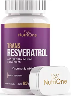 Resveratrol Trans 120 Cápsulas 500mg - Nutrione