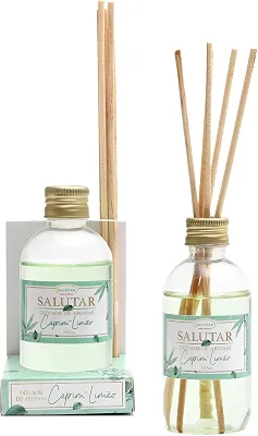 Aromatizador de Ambiente Capim-Limão 165 ml Difusor com 5 Varetas, Salutar