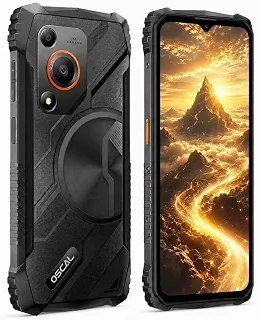 Marine 1 Celular Robusto 4G 128GB 12GB RAM 5100mAh NFC - Preto