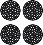 Kit com 4 Almofada de Silicone Para Fogão de Indução Protetor de Boca Cooktop Indução
