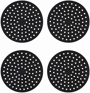 Kit com 4 Almofada de Silicone Para Fogão de Indução Protetor de Boca Cooktop Indução