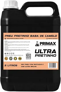 Pneu Pretinho Baba de Camelo 5L Primax - Pretinho Para Pneu Alto Brilho Duradouro Selante Concentrado