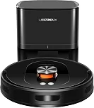 Robô Aspirador Liectroux T9 4 em 1 Base Autolimpante Aspira Varre Passa Pano LiDAR Mapeamento Inteligente Alexa Google App Escova Antiemaranhamento Pet Carpetes Wi-Fi 2.4/5GHz