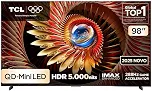 Smart TV TCL 98 Polegadas QD-Mini LED 4K C8K WiFi Bluetooth Google TV 288Hz VRR HDR10+ 98C8K