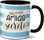 Caneca Para Uso Exclusivo do Meu Amigo Secreto Presente (Preta)