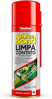 Limpa Contato Elétrico ThreeBond 250ml Spray | Evaporação Rápida | Ideal para Eletrônicos Placas, Conectores, Circuitos, Pilhas, PC, Baterias
