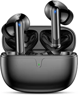 Fones Bluetooth 5.3 com 42H de Bateria, Graves Profundos e IPX5 Preto