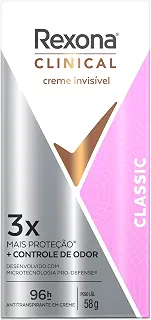 Rexona Clinical Antitranspirante Creme Classic 58g