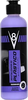 Revitalizador de plásticos automotivos, V8, 240ml, Roxo