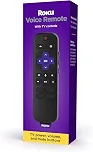 Roku Controle Remoto de Voz Oficial - Para Roku Players, TVs e Áudio, Preto