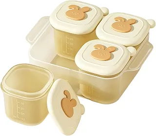 Tabuleiros Congelador Armazenamento Alimentos Recipiente Para Iogurte