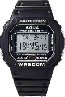 Relógio Digital Masculino Aqua 200M Prova D'água Original