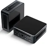 Mini PC Binxarn, AMD Ryzen 5 5625U (6C/12T, até 4,3 GHz), tela tripla 4K a 60 Hz, Wi-Fi 6/BT5.2/Dual HDMI, computador de mesa compacto DIY, para casa/escritório/jogos leves (sem RAM/sem SSD/sem SO)