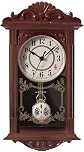 Relógio de Parede Retrô Vintage com Pêndulo Silencioso | Estilo Antigo, Grande para Sala de Estar, Cozinha e Escritório | Decoração Rústica, Elegante e Funcionamento Silencioso