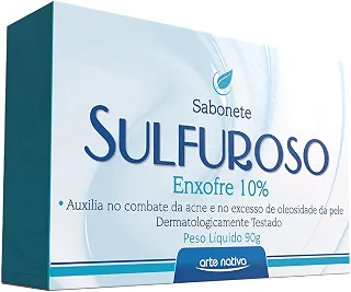Sabonete Enxofre Sulfuroso Arte Nativa 90g
