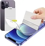 1 pacote com película de hidrogel para iPhone 14pro/15/15Pro/16, película protetora de alta sensibilidade (não película temperada)