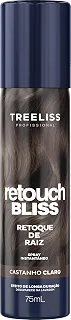 Treeliss Retouch Bliss Retoque de Raiz Spray Castanho Claro 75ml