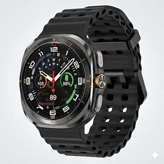 Smartwatch Microwear MA27 Ultra 47mm GPS IP68 Bluetooth Preto