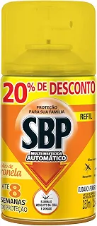 Multi Inseticida Automático Refil SBP, Citronela, 250ml