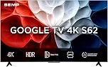 Smart TV Semp 43 Polegadas LED HVA 4K S62 WiFi Bluetooth Google TV 3 HDMI HDR10+ Dolby Audio 43S62