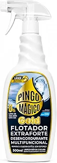 Pingo Mágico Gold 500ml Flotador Extraforte Desengordurante Multifuncional