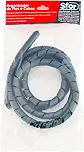 Sforplast Sfor | Organizador De Fios E Cabos | Agrupar Cabos E Organizar Ambientes (12Mm X 1 5M Preto)