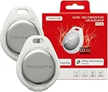 Kit 2 Smart Tag Localizador Compatível com Android e Iphone Rastreador de Objetos GPS Smart Tag Bateria Substituível Bluetooth Com Alarme Sonoro Localiza Pets Crianças Chaves Carro Moto Mala Mochila