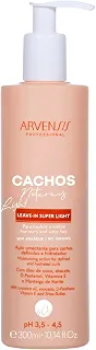 Arvensis – Leave-In Super Light Cachos Naturais 300ml | Hidratacao Leve, Definicao e Controle de Frizz | Ideal para Cabelos Ondulados e Cacheados Finos