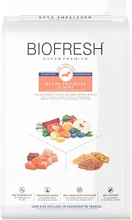 Ração Biofresh Super Premium Filhote Mini e Pequeno 10,1kg