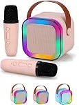Karaoke Infantil Sem Fio Com Conexão Bluetooth 2 Microfones