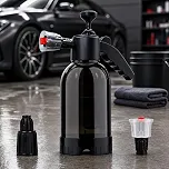 Snow Foam Pulverizador Manual Borrifador Alta Pressão 2 Litros Com 3 Bicos Espuma Automotivo Lavagem Carro Moto Limpeza Jardim