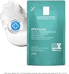 La Roche-posay Effaclar Gel Alta Tolerância. Limpeza Facial. Limpa a Pele Suavemente Reduzindo a Oleosidade e Eliminando o Brilho. Pele Oleosa e Sensível. Caprylyl Glycol, Glicerina, PCA de Zinco.