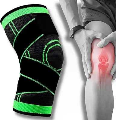Joelheira De Compressão Ortopédica Para Articulação Alivia Dores Prevenção e Recuperação Esportiva Corrida Futebol Basquete Crossfit Academia Musculação Volêi Futsal Premium