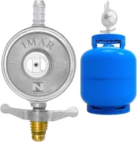 Registro de gas valvula de gás GLP Imar uso doméstico para cozinha fogão regulador de gás com 5 anos de validade Botijão P5 P13 P20 INMETRO