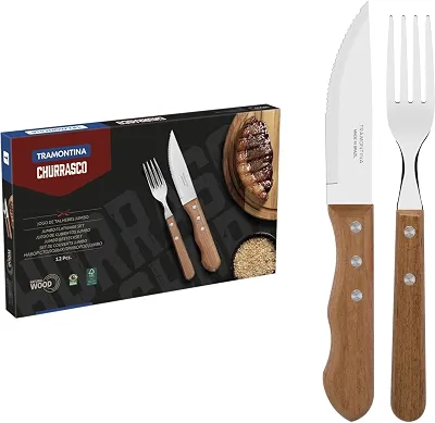 JOGO CHURRASCO INOX 12PC DYNAMIC