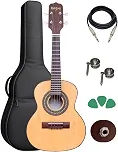 Kit Cavaquinho Rozini Rc10 Eletroacústico Capa Acessórios