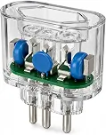 Protetor Contra Surtos Elétricos 20A Bivolt, 3 Tomadas, Pino Grosso, 3600W