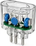 Protetor Contra Surtos Elétricos 20A Bivolt, 3 Tomadas, Pino Grosso, 3600W