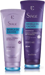 Eudora Kit Siàge Revela Os Cachos Shampoo + Condicionador (Nova Versão)