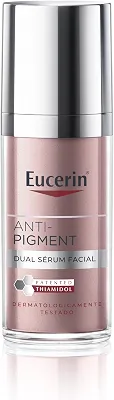 EUCERIN Dual Sérum Facial Antimanchas e Anti-idade 30ml, Anti-Pigment, Clareador, Thiamidol, Ácido Hialurônico