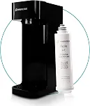 Hidrofiltros - Purificador de Água Facile com Refil C7 Elimina 99,9% das Bactérias Cor Preto Hidrofiltros