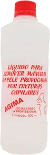 Agima – Tira Manchas de Tintura de Cabelo 500ml | Removedor de Manchas de Tinta na Pele para Uso Profissional e Doméstico