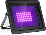 Refletor LED UV Luz Negra 50W Bivolt IP67 para Festas