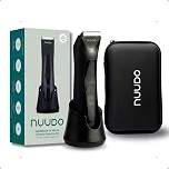 Aparador elétrico de pelos masculino íntimo da Nuudo à prova d'água com estojo e lâminas de cerâmica praticidade e segurança, sem se preocupar com cortes e beliscões